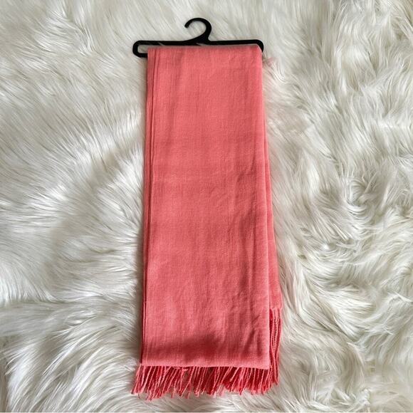 Pashmina Soft Silky Reversible Solid Color Shawl Wrap Scarf W/ Fringes - Picture 1 of 3